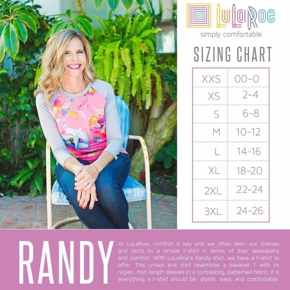 NWT M Lularoe Randy - Picture 3 of 3